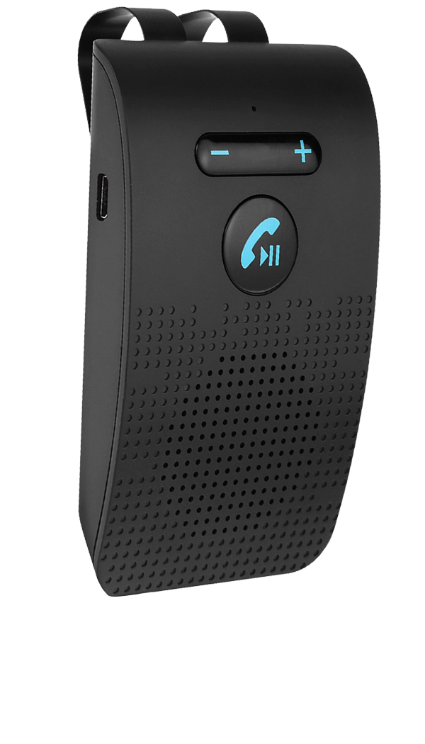 Mains libres Bluetooth 4.2 Compatible avec téléphone portable, Kit de  haut-parleurs de voiture avec 2 téléphones connexion simultanée, Prise en  charge des appels mains libres sans fil / Siri 
